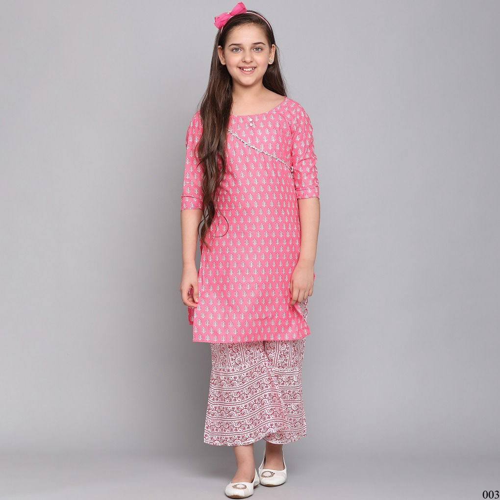 Vrishti 1 Cotton Top With Bottom New Exclusive Wear Latest Kids Collection